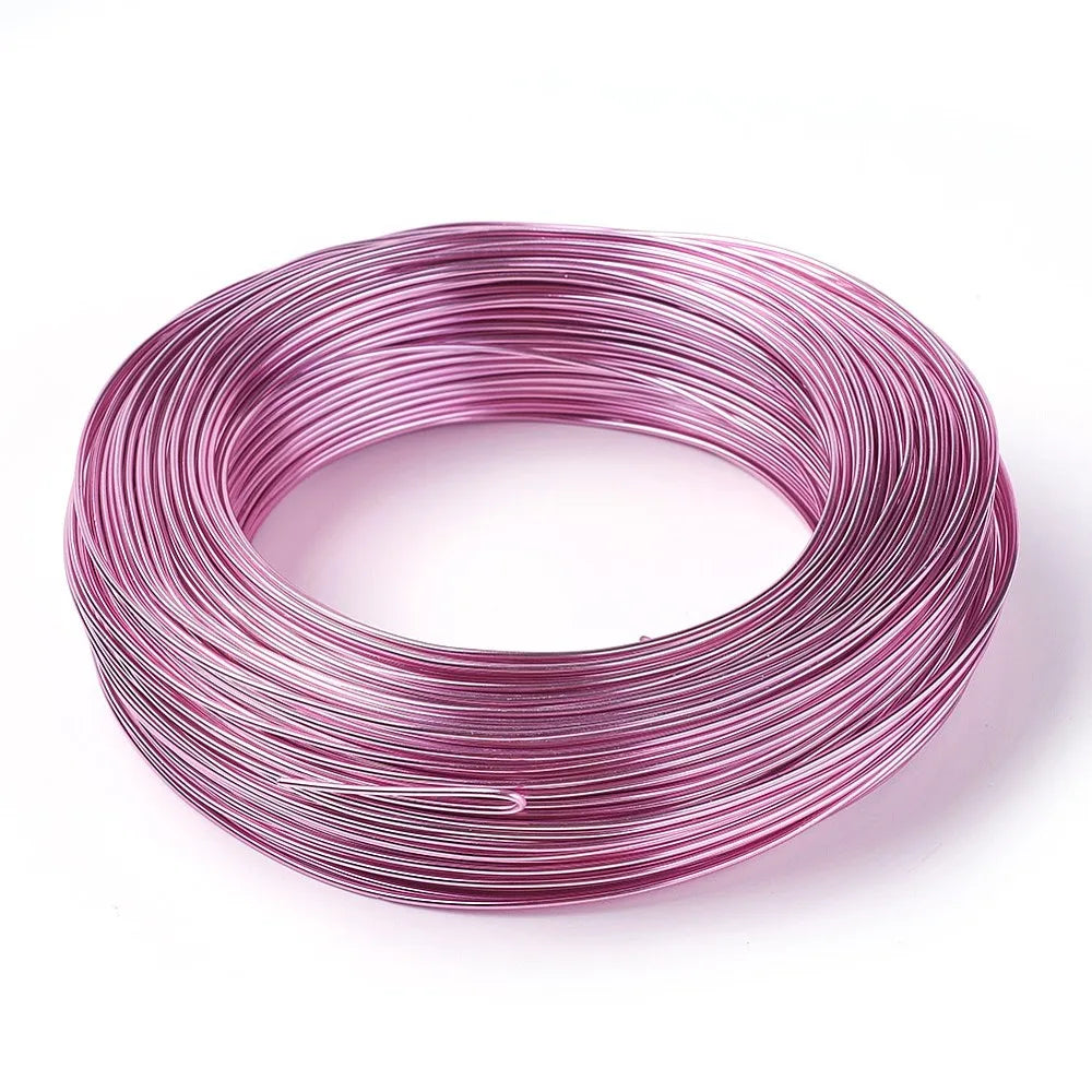 PandaHall 0.6-2.0mm Anodized Aluminum Wire 10 Sizes , Colorful Bendable Craft Wire for Jewelry Making, DIY Model Beading