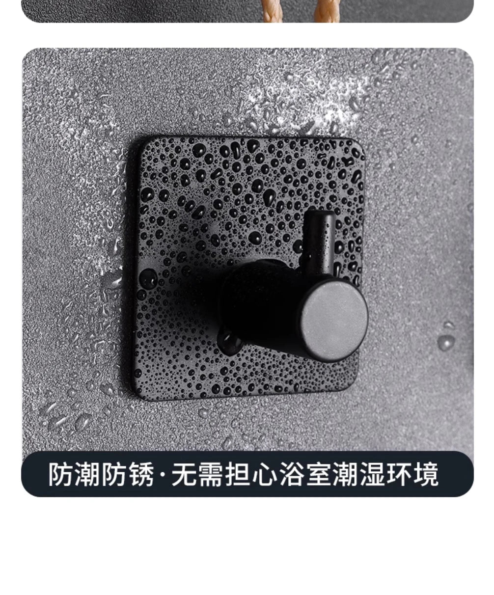 Strong Adhesive Wall Hook Sticker Hanging Coat Rack Clothes Hanger Shower Robe Hook Kitchen Bathroom Towel Hooks Holder