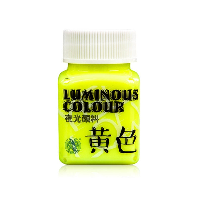 E5BA Glow in the Dark Acrylic Paint Fluorescent Paint for Rock Neon Craft Paint