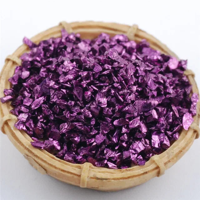 450g/Bag Wholesale Multicolor Flash Irregular Shaped Glass Crushed Stone For DIY 3D Nail Art Decoration/Resin Mold Filler