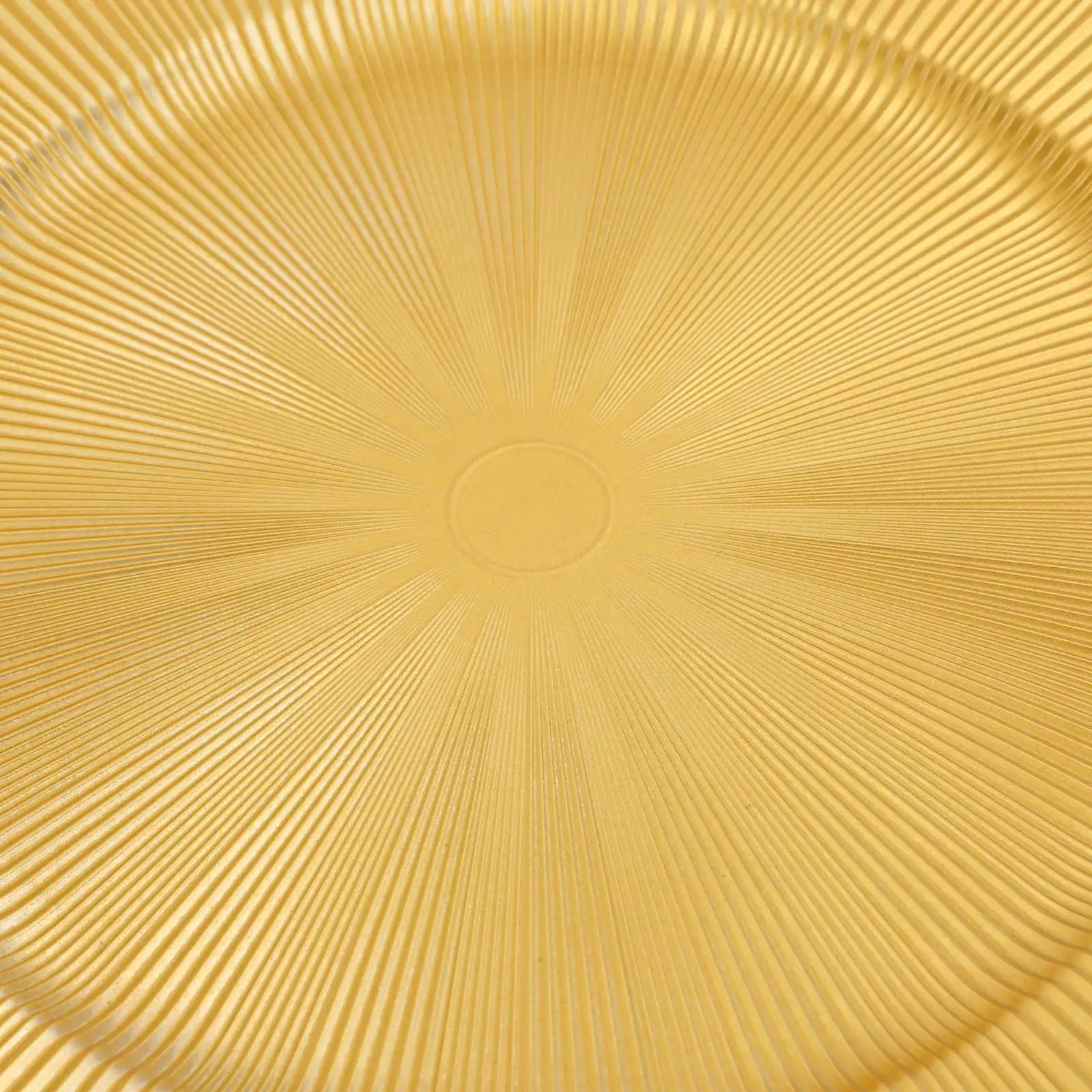 50 Pcs Round Charger Plates,Gold Charger Plate for Birthday Parties, Holidays, Weddings, Banquets, Camping, Picnics, Barbecues