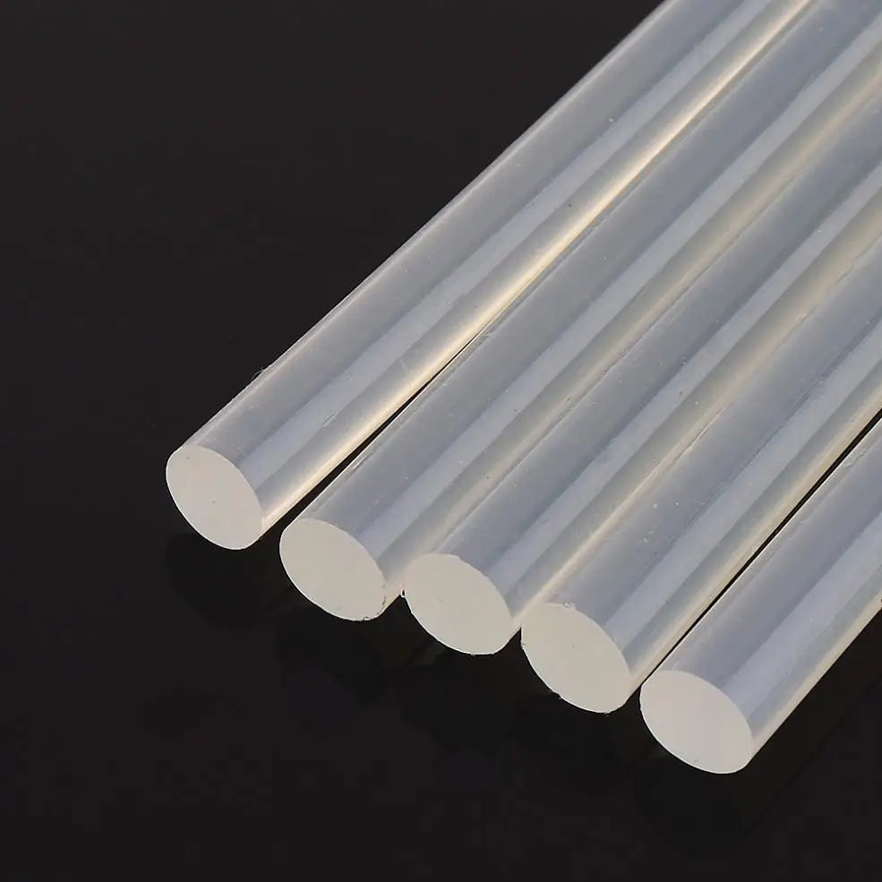 7mm / 11mm 5-100pcs/lot Transparent Hot-melt Gun Glue Sticks for Heat Pistol Gun Adhesive DIY Tools Repair Alloy Accessories