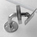 Handrail Bracket Wall Brackets Stainless Steel Glass Balustrade Stair Wall Mounted Brackets Support Hand Rail Hardware Hand Rail