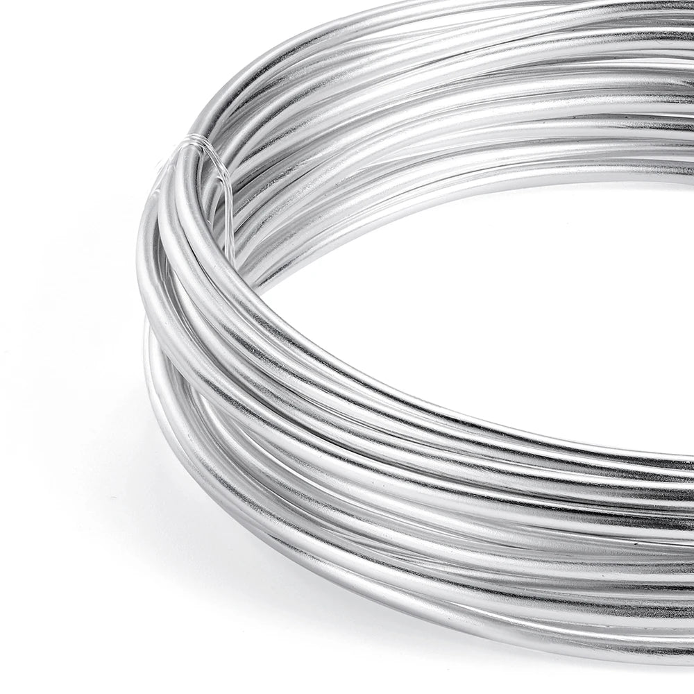 0.6-3mm Anadized Round Aluminum Wire 2-10 Meters Versatile Painted Aluminium Metal Wire For DIY Jewelry Making Accessories