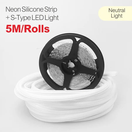 6/8mm 5M/Rolls DIY Separate Silicone Neon Strip 120Leds S-Bendable Newly Flexible Led Tape For LED Neon Sign Waterproof  IP67