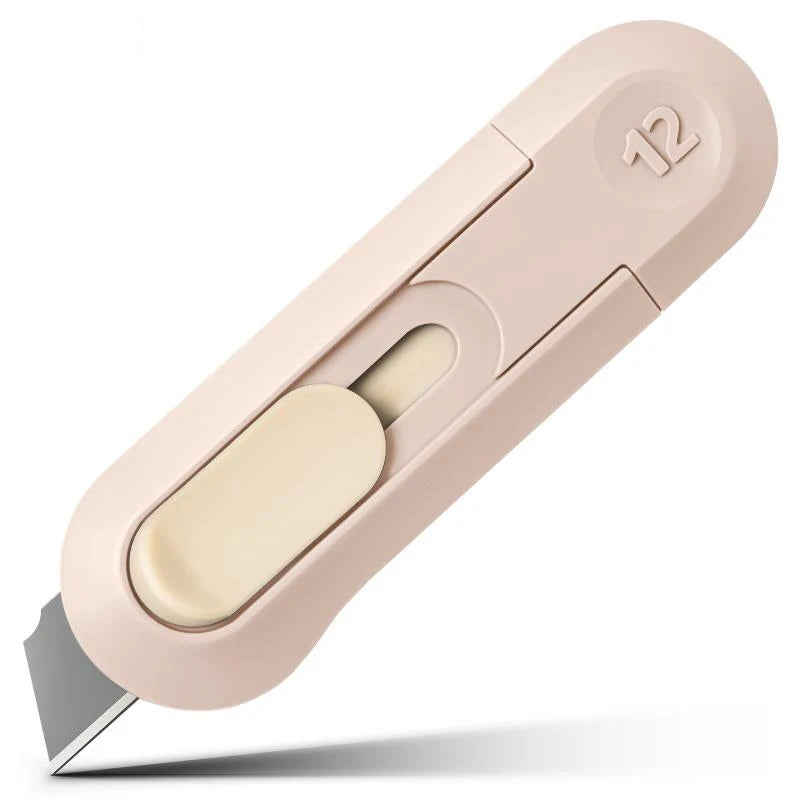 4 Colors Portable Mini Paper Cutting Box Opener Pocket Portable Small Paper Cutting Knife Wallpaper Knife Stationery Unboxing