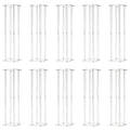 10 Pcs Acrylic Vase Column Stand 31.5 Inch Tall Centerpiece Wedding Decoration Vase Elegant Acrylic Flower Stand Tabletop Displa