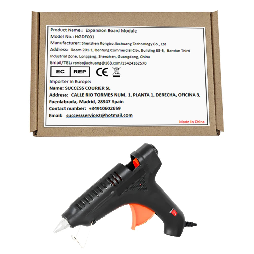 High Power Hot Melt Glue Gun Industrial Grade Glue Gun Hardware Tool Hot Melt Glue Gun 100W Black Color for 11mm Rubber Strip