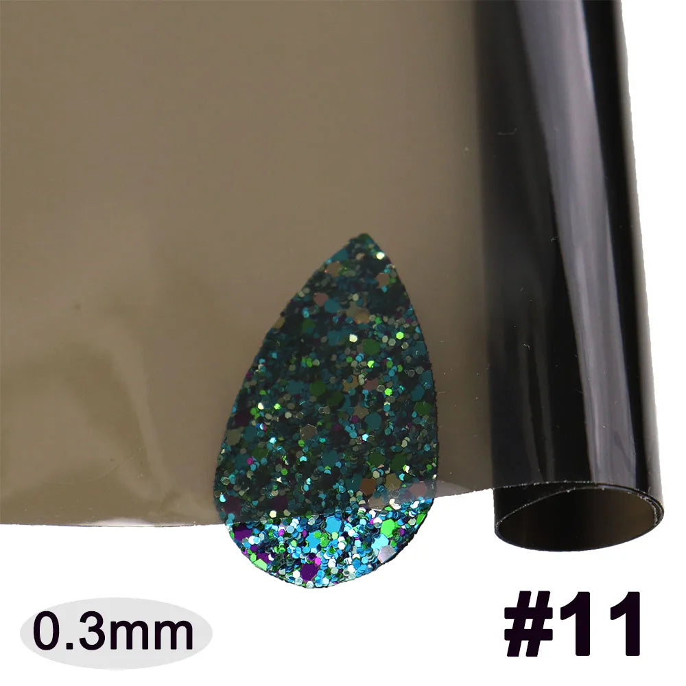 30x120cm Roll Pink Red Orange Blue Clear Transparente PVC Fabric Vinyl Soft Glass Cloth Waterproof For Handbag DIY PV050