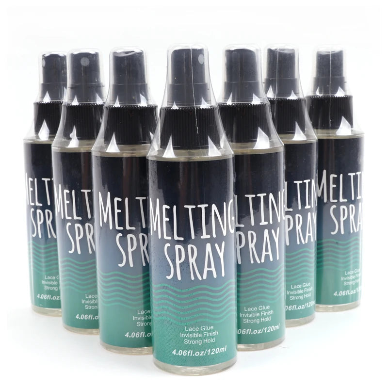 120Ml  Lace Bonding Adhesive Melting Spray For Lace Front Wig 3Pcs Wig Install Tools Soft 3Cm Lace Melting Band With Edge Brush