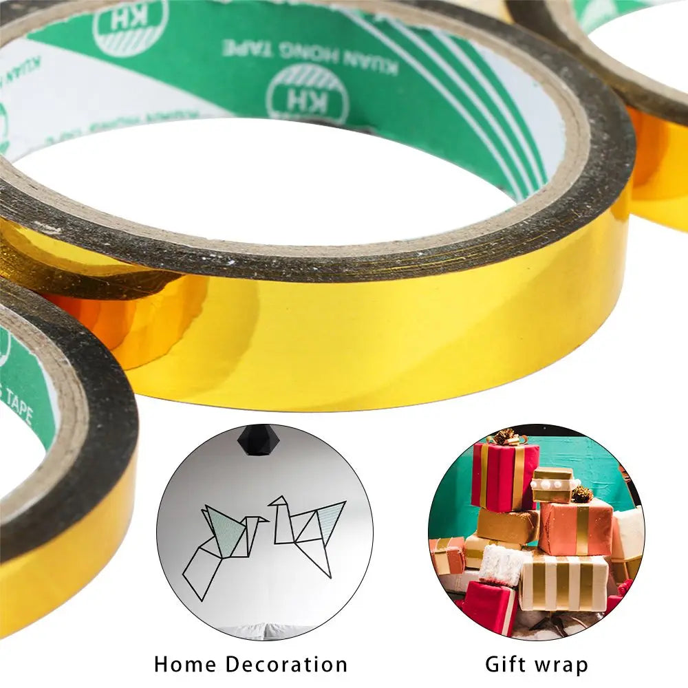 Adhesive For Decoration Decoration Tape Reflective Golden Tape Laser
