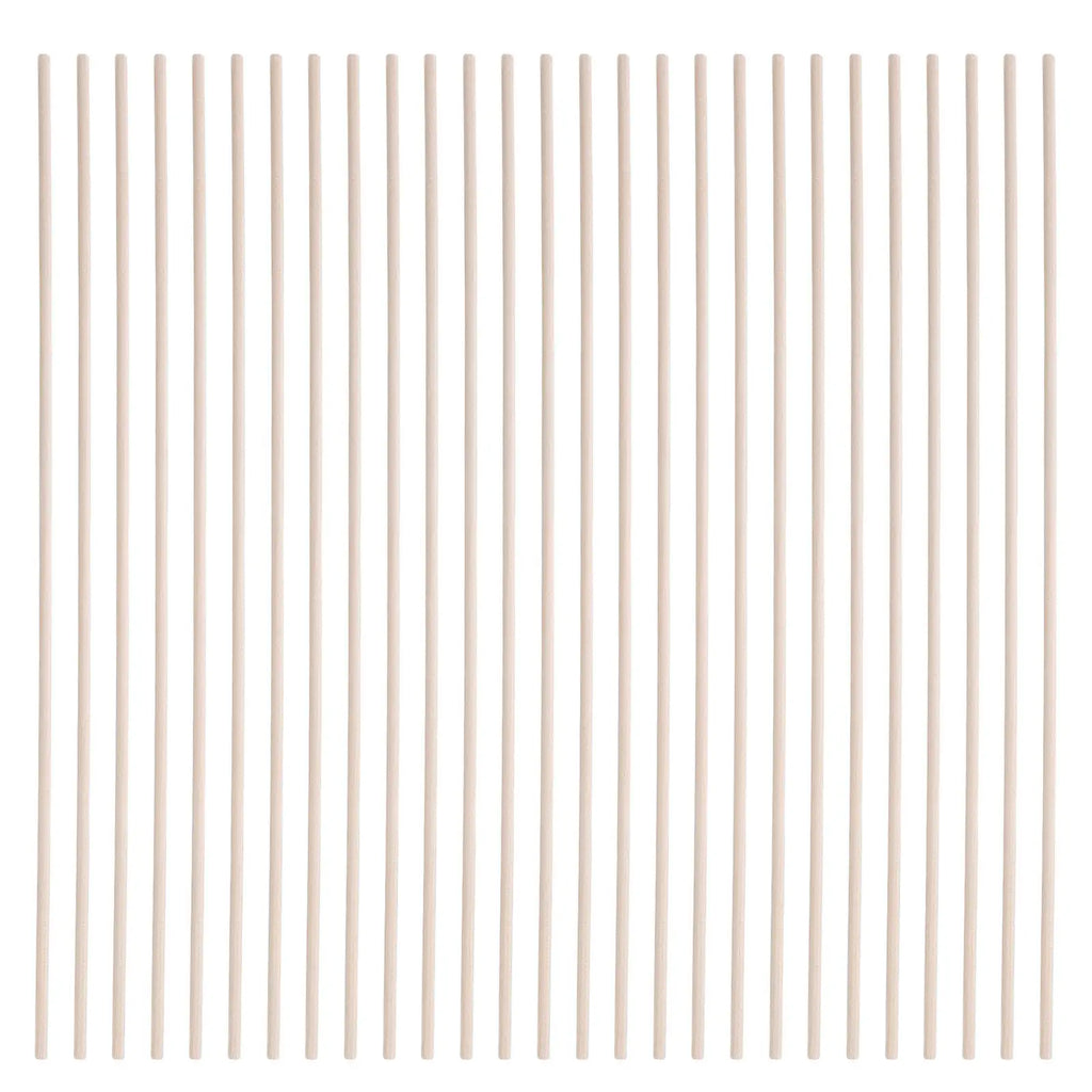 100Pcs Natural Hardwood Round Wooden Dowels Smooth Craft Sticks DIY Cake Doweling Rods Supplies Round Hardwood Stick