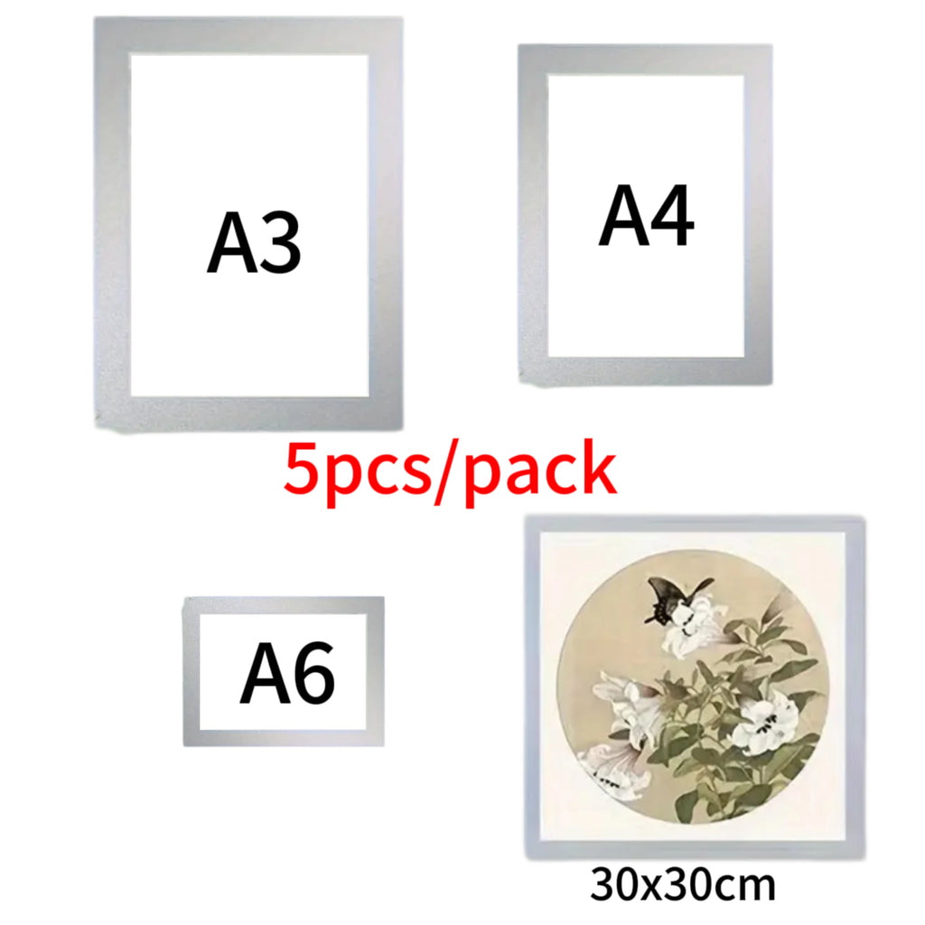 Magnetic Picture Frames Wall Kpop Photocard Holder Display Decor for Wall Window Office Advertise 5Pack A3/A4/A6/Square30x30cm