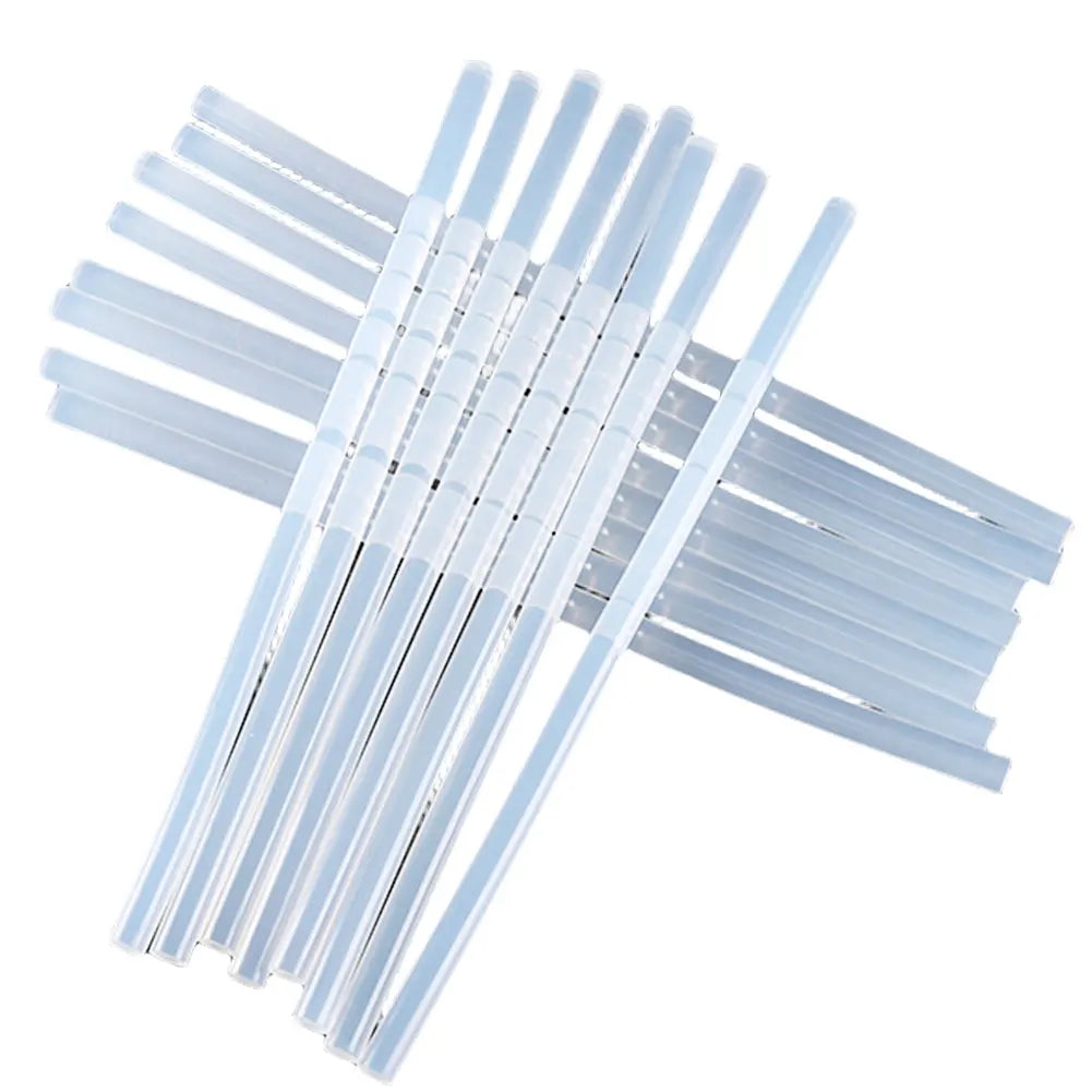 10/20Pcs Hot Melt Glue Sticks Adhesive 7mm Translucent Strong Viscosity Rods Transparent Sticks Set for Craft Album Repair Tools