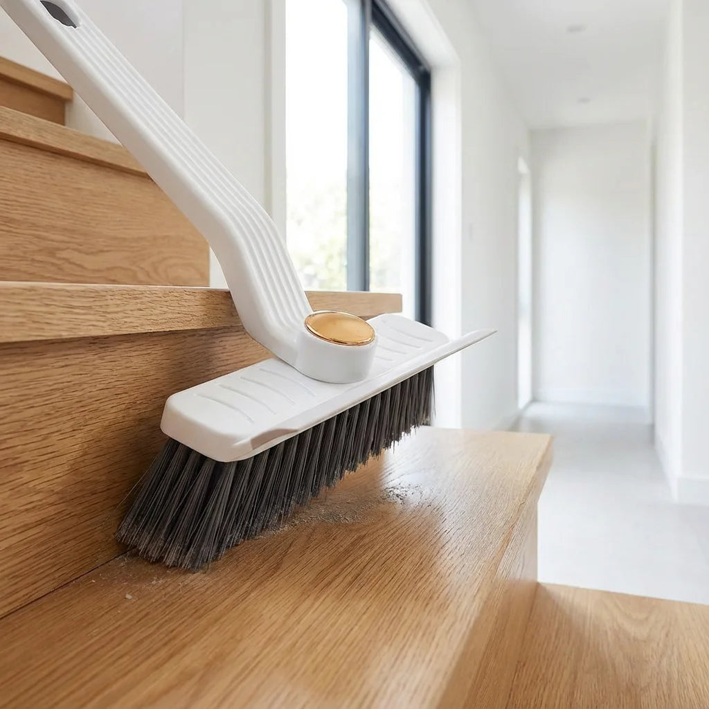 Long Handle Grout Brush, Stiff Bristles for Deep Cleaning, Non-Slip Grip,  Perfect for Bathroom Tile & Kitchen Floor Gaps