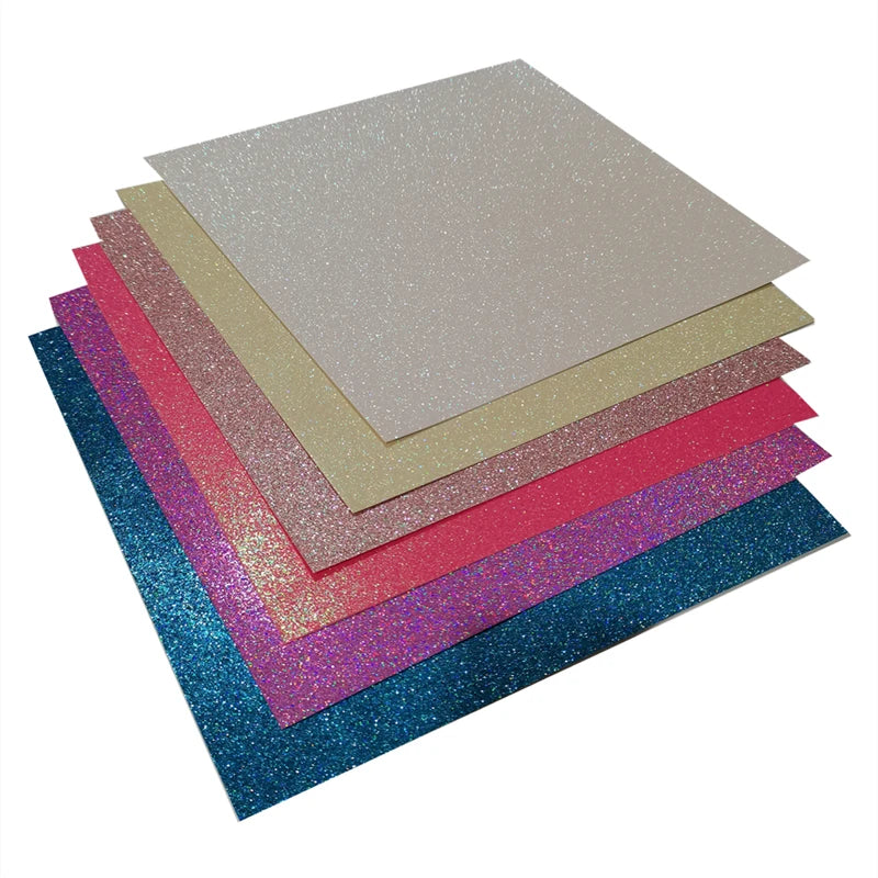 Glitter Cardstock Paper, Sparkly, Shinny Craft Paper, DIY Party, Graduation Decor, 10 Sheets