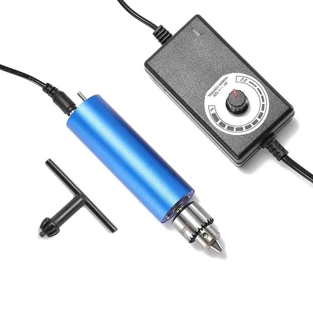 Handheld Mini Electric Grinder 13000RPM 0.3-4mm Chuck Electric Hand Drill Stepless Speed-adjustable Multifunctional