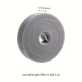 1M Hook and Loop Cable Ties, 1pc Reusable Self-Gripping Straps, No Residue Wire Organizer for Home Office Travel Accessories