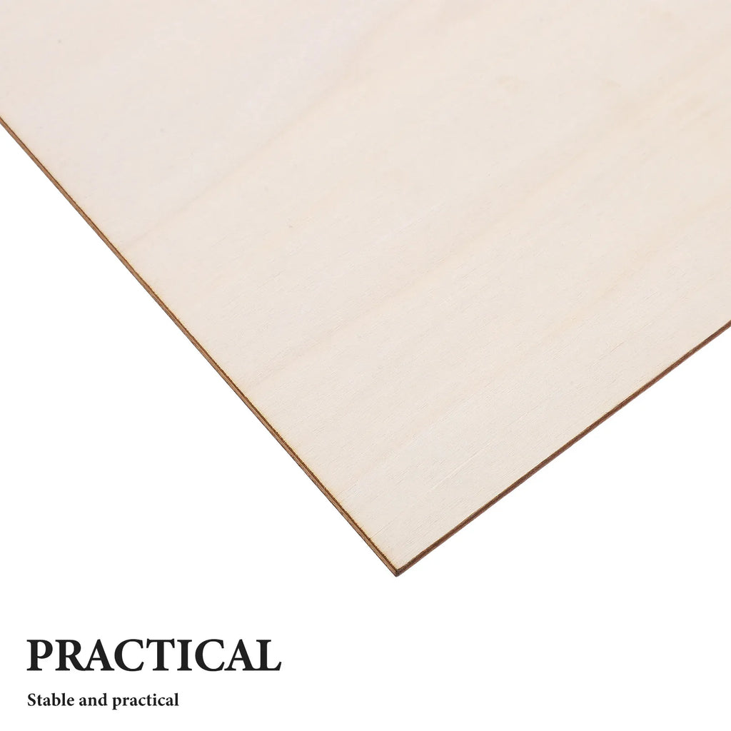10Pcs 170x300x3mm Flat Plywood Sheets for Crafts Unfinished Blank Wood Boards Painting Carving DIY Projects Craft Wood Pieces