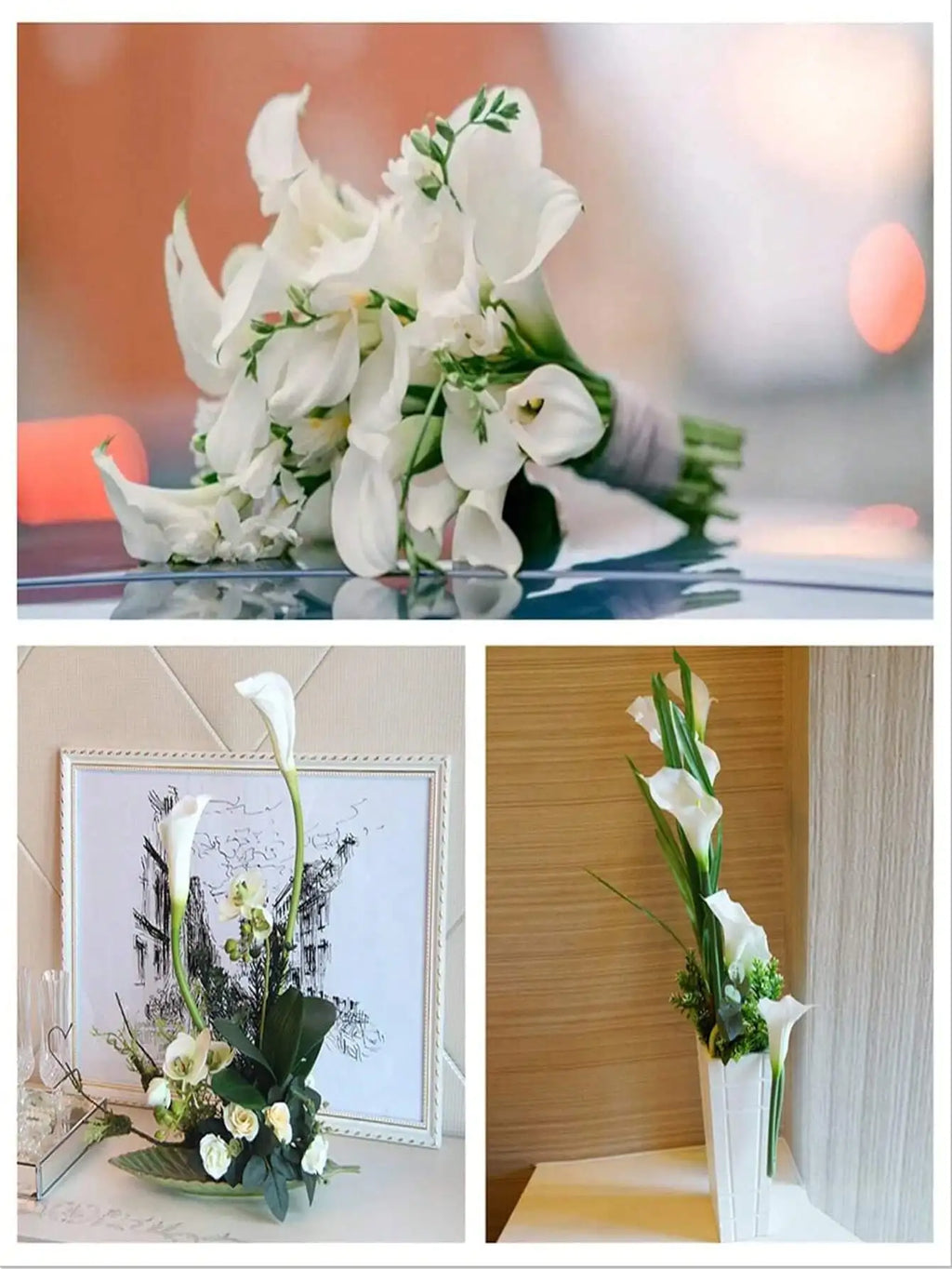 Real-Touch Calla Lily Faux Flowers: DIY Wedding Bouquet & Home Decor Arrangements