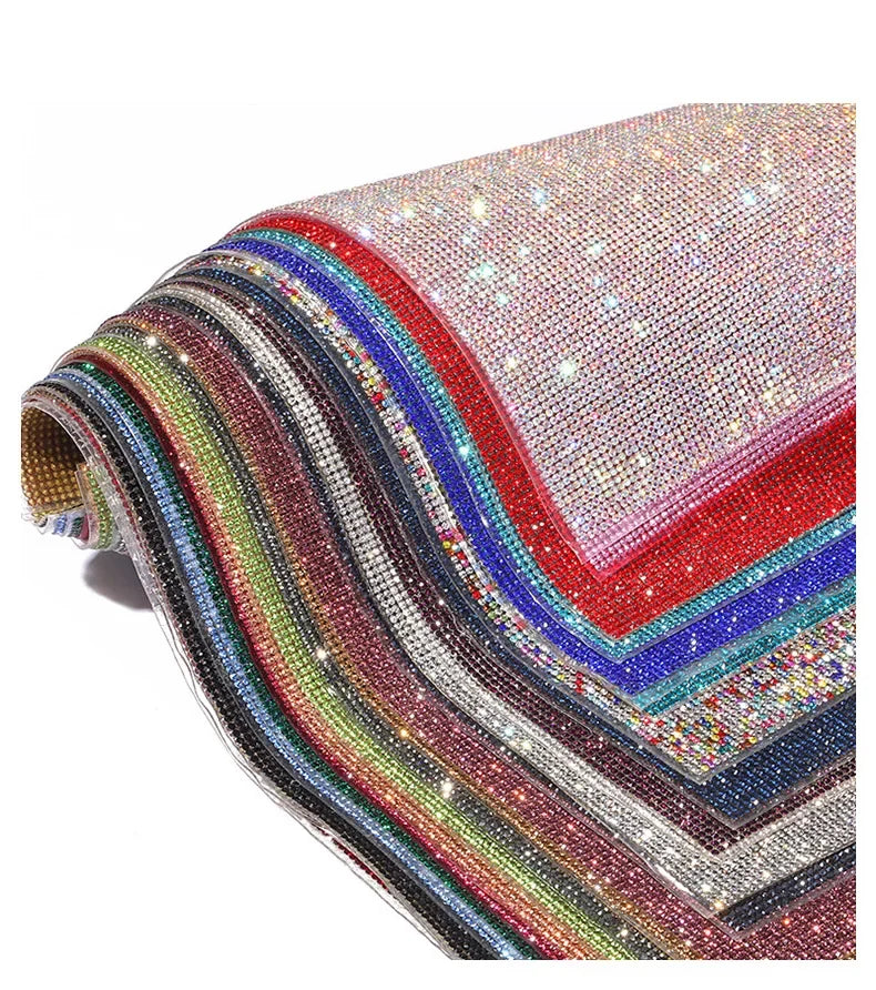 Self-adhesive Rhinestone Jewelry DIY Accessories Phone Case Shiny Diamond Ribbon Wedding Crystal Tape Sticker Car Interior Decor