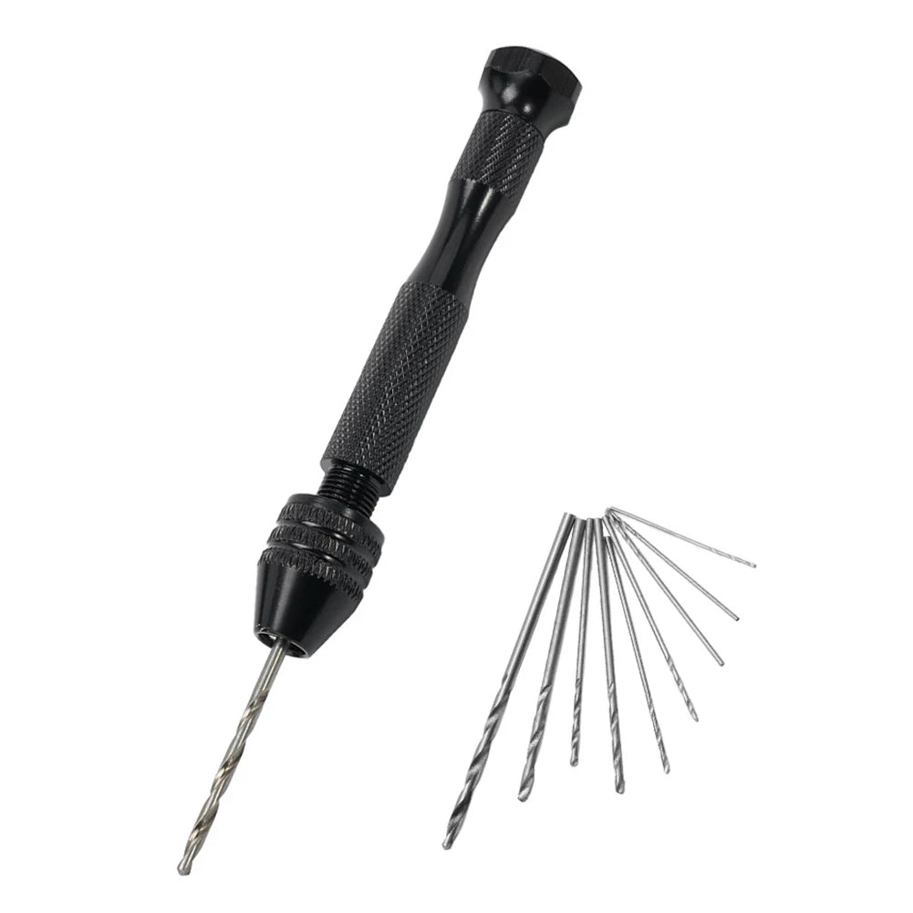 1/11pcs 0.3-3.2mm Mini Micro Hand Drill Woodworking Drilling Tools Models Hobby DIY Jewelers Emery Drilling Rotary Tool Parts