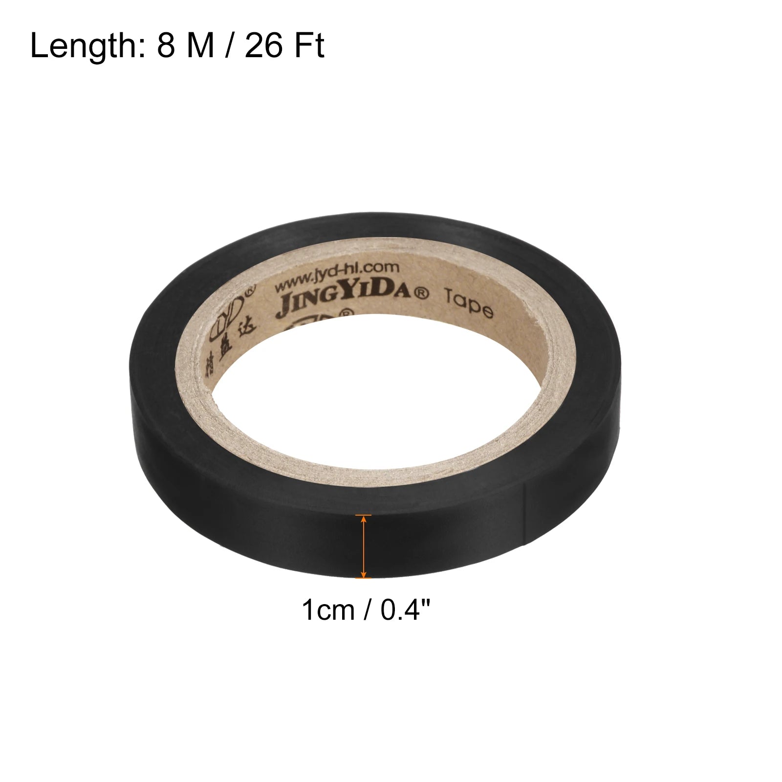 26Ft Grip Finishing Tape, 2 Pack PVC Racquet Finishing Tapes Racket Accessories Sticky Seal for Tennis Badminton, Black