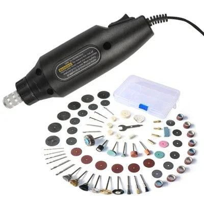 12V Engraving Pen Mini Drill Rotary Tool With Grinding Accessories Set Multifunction Mini Electric Drill Grinding Machine