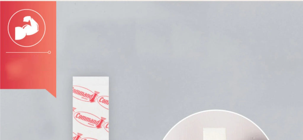 3M Command Tape Non Marking Adhesive Strip Double Sided Adhesive High Viscosity Adhesive Non Punching Strong Fixing Sheet