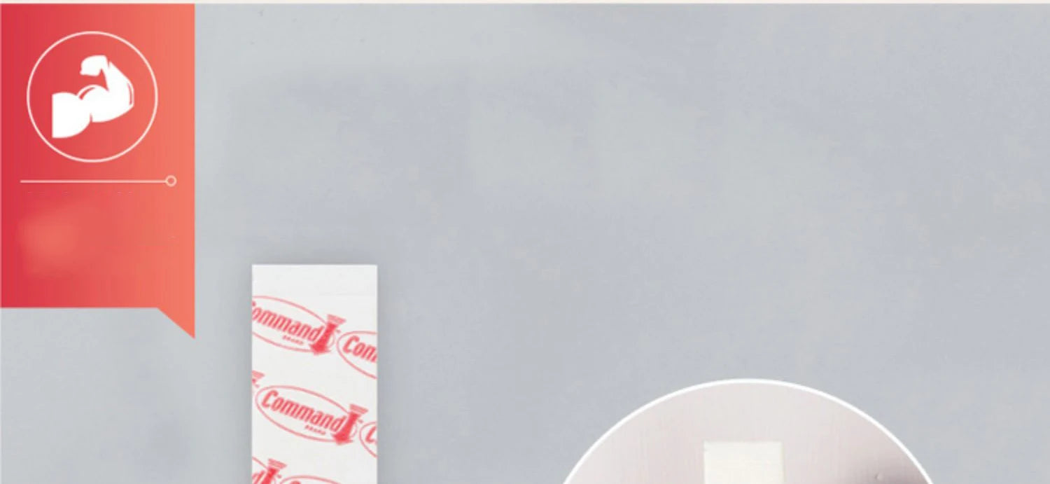 3M Command Tape Non Marking Adhesive Strip Double Sided Adhesive High Viscosity Adhesive Non Punching Strong Fixing Sheet