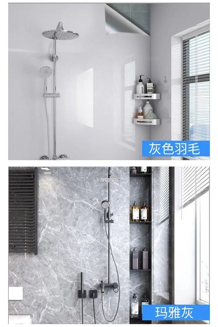 Wallpaper for Walls In Rolls Formaldehyde-free Bathroom Waterproof Sticker Toilet Wall Renovation Moisture-proof Wall Stickers