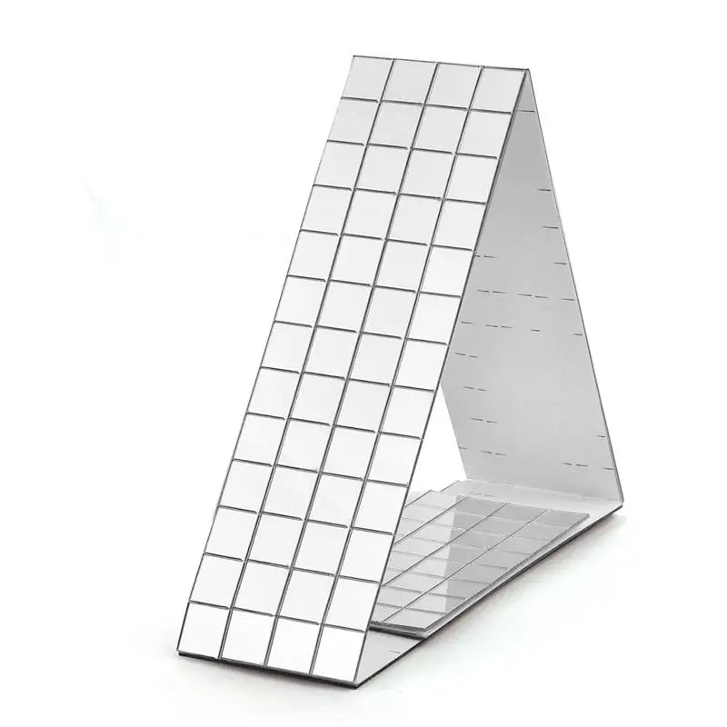 3D Self-Adhesive Real Glass Craft Mini Square Mirrors Mosaic Tiles Stickers Bathroom DIY Handmade Craft Home Decoration Making