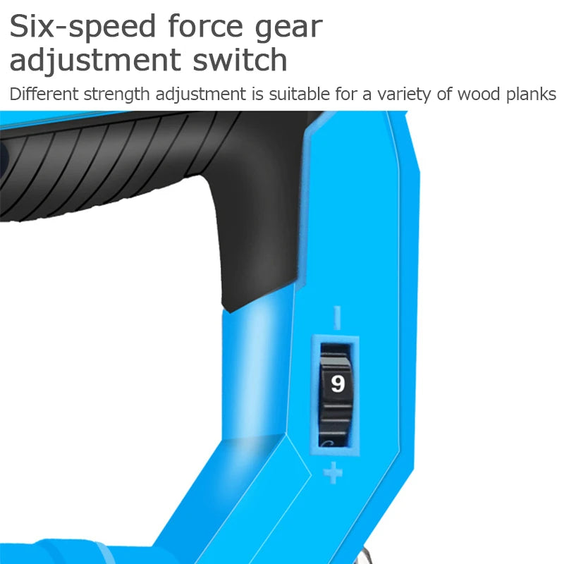 2300W Electric Nailer F30/F25/F20/F15 Electric Straight Staple Nail Gun 220V Woodworking Tool Furniture Tacker Stapler
