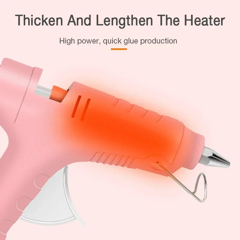 YLONGDAO 50/70W Hot Melt Glue Gun with 7mm Glue Sticks Mini Industrial Guns Heat Temperature Thermo Electric Repair Tool