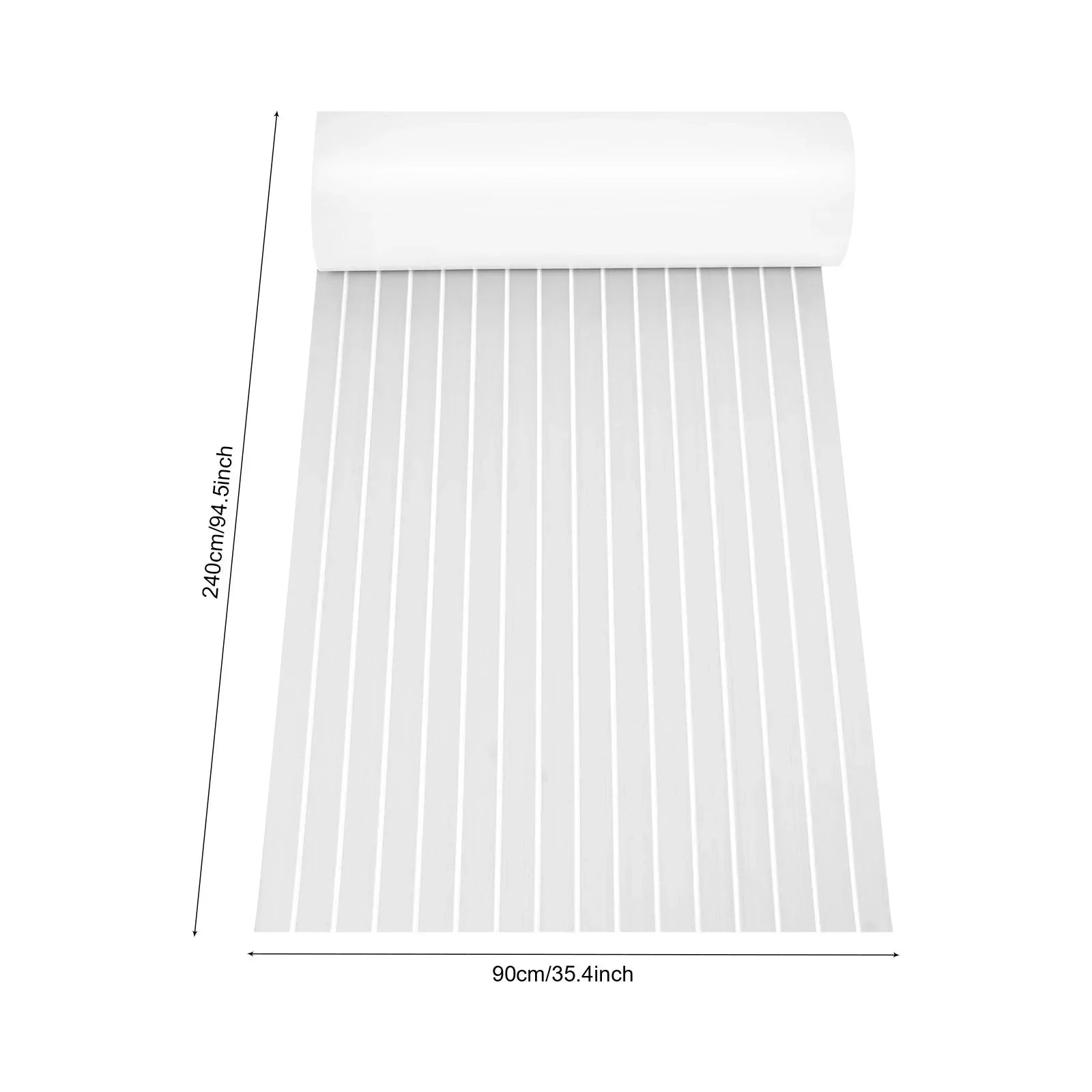 EVA Foam Teak Sheet Marine Flooring Yacht Synthetic Boat Decking Self-Adhesive Pad 35.4"X94.5"