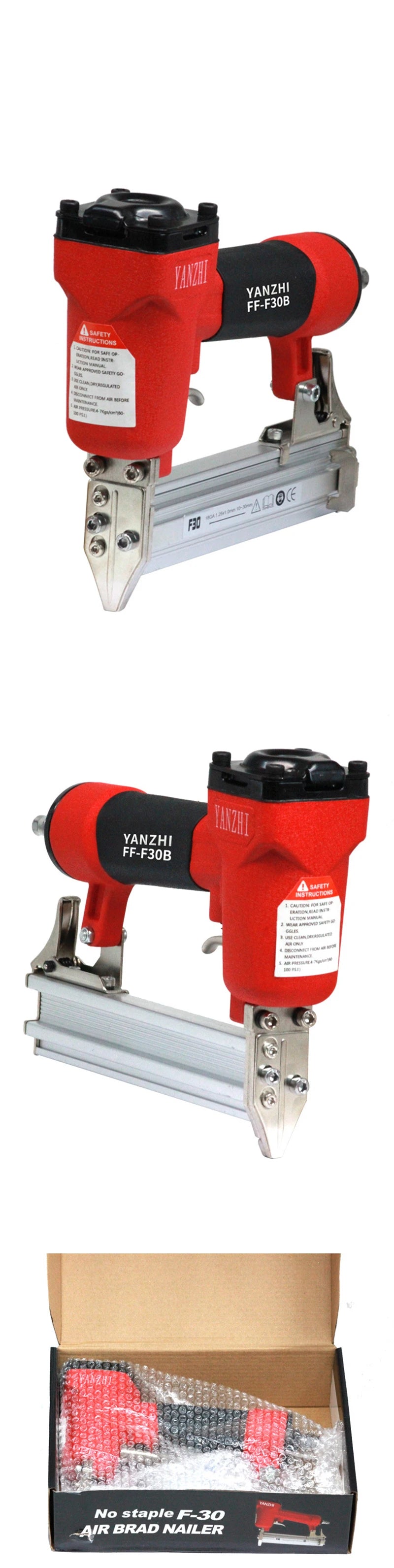 Pneumatic Finish Nailer and Stapler Ergonomic and Lightweight Staple Gun 1.05 x1.25mm for Wood, Upholstery