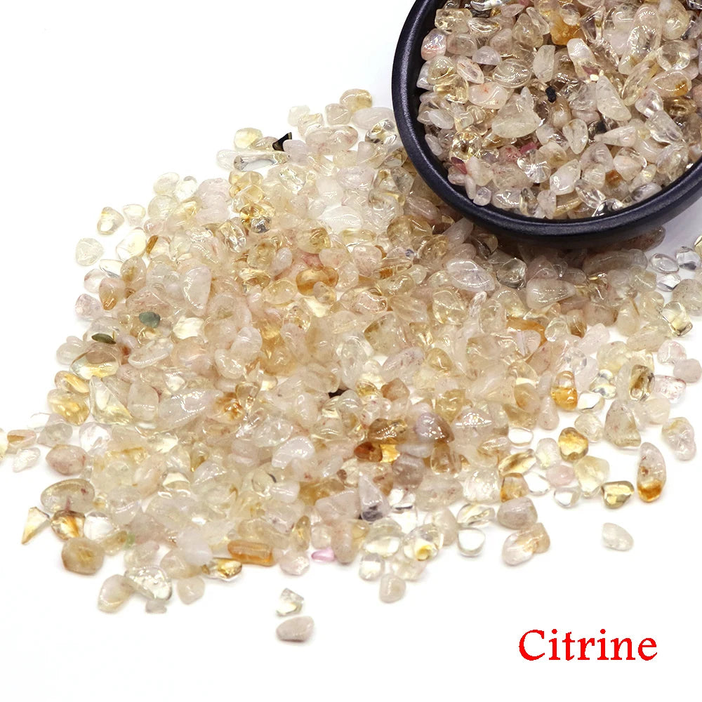 Natural Stone Tumbled Agate Gravel Crystals Chip Quartz Minerals Reiki Healing Specimen Gemstones Home Aquarium Decor DIY Crafts