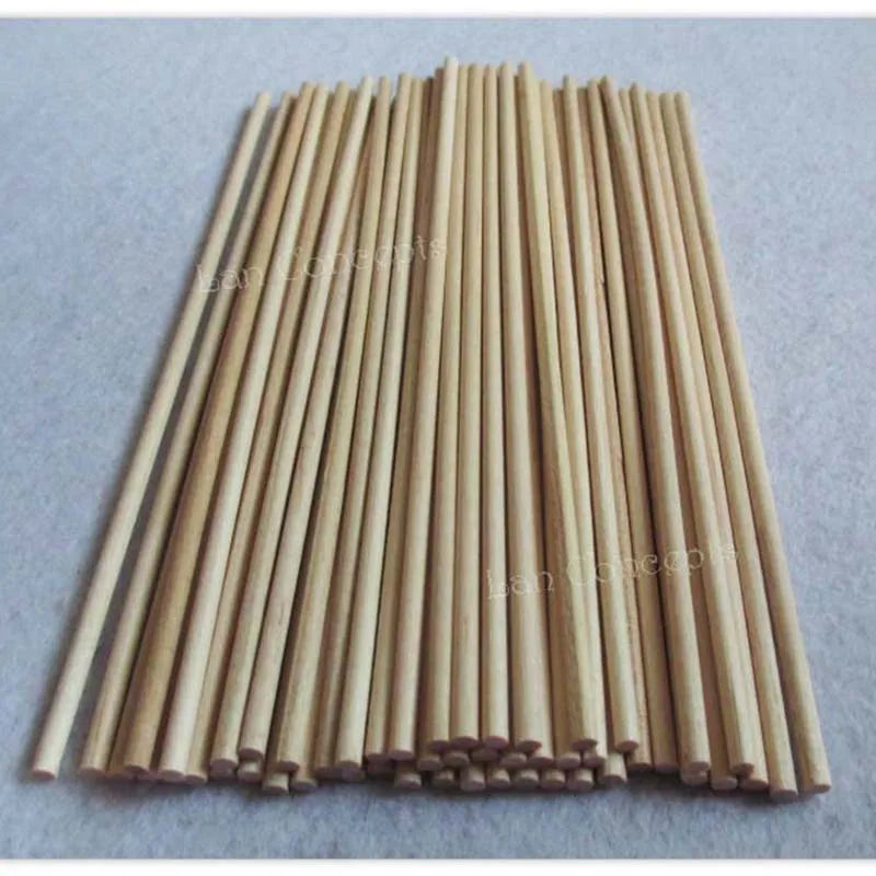150x5mm Wood Round Lollipop Popsicle Sticks Ice Cream Stick Kids DIY Crafts Tools - 300pcs/Lot Free Shipping