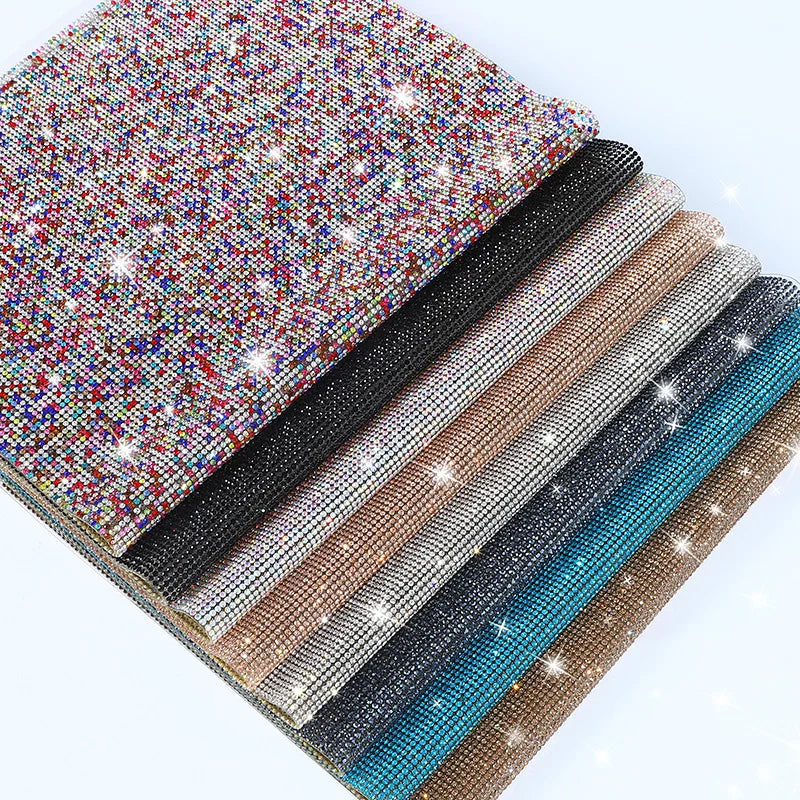 Self-adhesive Rhinestone Jewelry DIY Accessories Phone Case Shiny Diamond Ribbon Wedding Crystal Tape Sticker Car Interior Decor
