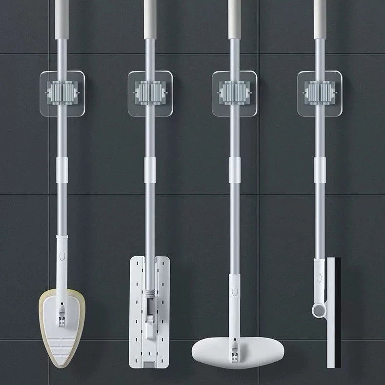 3pcs Waterproof Transparent Hooks Clear Adhesive Hooks for Bathroom Kitchen  Improvement Utility Hooks for Brooms Mops umbrella