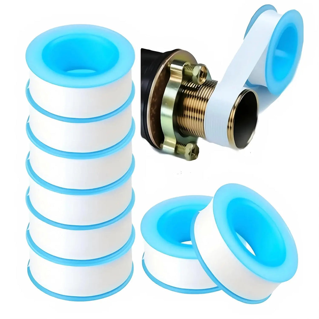 White PTFE Pipe Thread Seal Tape, Leak Proof Plumber’s Tape, Waterproof Sealing for Plumbing Connections