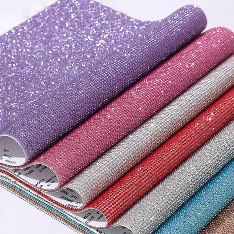 Self-adhesive Rhinestone Jewelry DIY Accessories Phone Case Shiny Diamond Ribbon Wedding Crystal Tape Sticker Car Interior Decor