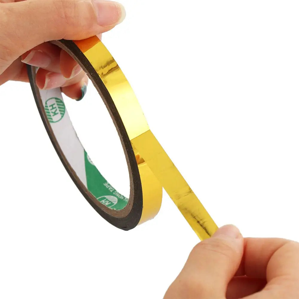 Adhesive For Decoration Decoration Tape Reflective Golden Tape Laser