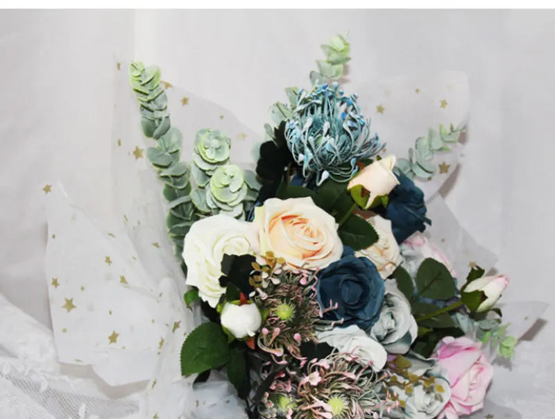 20pcs sheet Cotton Bouquet Flower Wrapping Paper Star Moon Sydney Paper Wrapping Paper Flower Wrapping Paper Cake Baking Gift