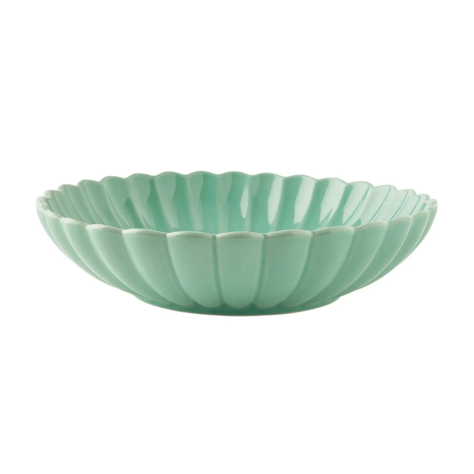 Vintage Green Serving Bowl - Microwave Safe Pasta & Mashed Potatoes Bowl | Colette Collection