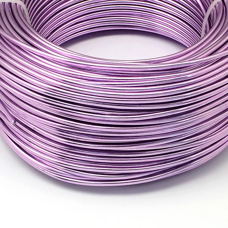 PandaHall 0.6-2.0mm Anodized Aluminum Wire 10 Sizes , Colorful Bendable Craft Wire for Jewelry Making, DIY Model Beading