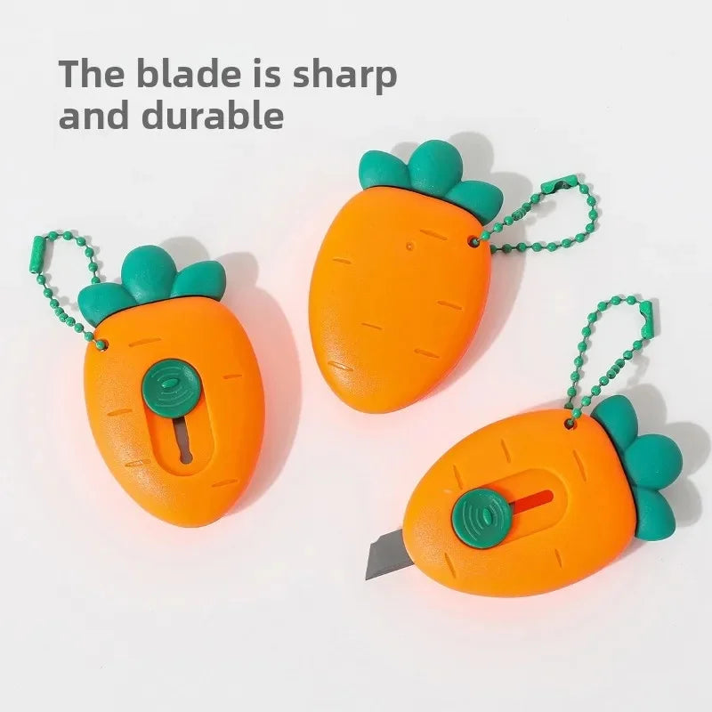 1Pcs Utility Knife In The Shape Of Mini Fruit Designed To Be Hung For Unpacking Paper Cuttings Envelope Wrapping Tool