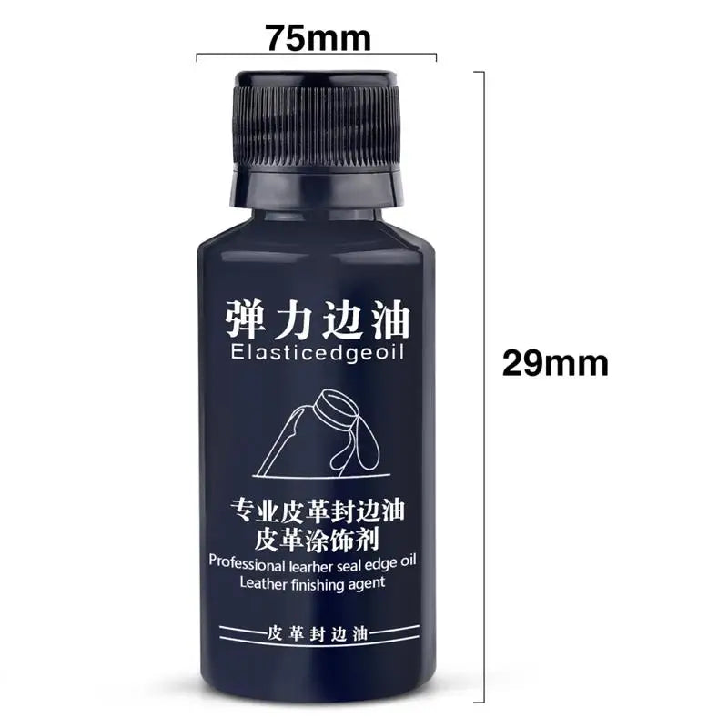 30ml Matte Elastic Edge Sealing Oil Leather Dye Diy Leather Edge Paint Leather Goods Renovation Trimming Edge Sealing Pigment