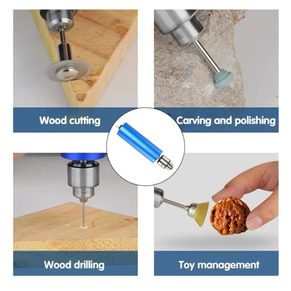 Handheld Mini Electric Grinder 13000RPM 0.3-4mm Chuck Electric Hand Drill Stepless Speed-adjustable Multifunctional