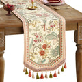 Velvet French Table Runner Farmhouse for Home Kitchen Dining Decor Parties Family Dinners Wedding 1263